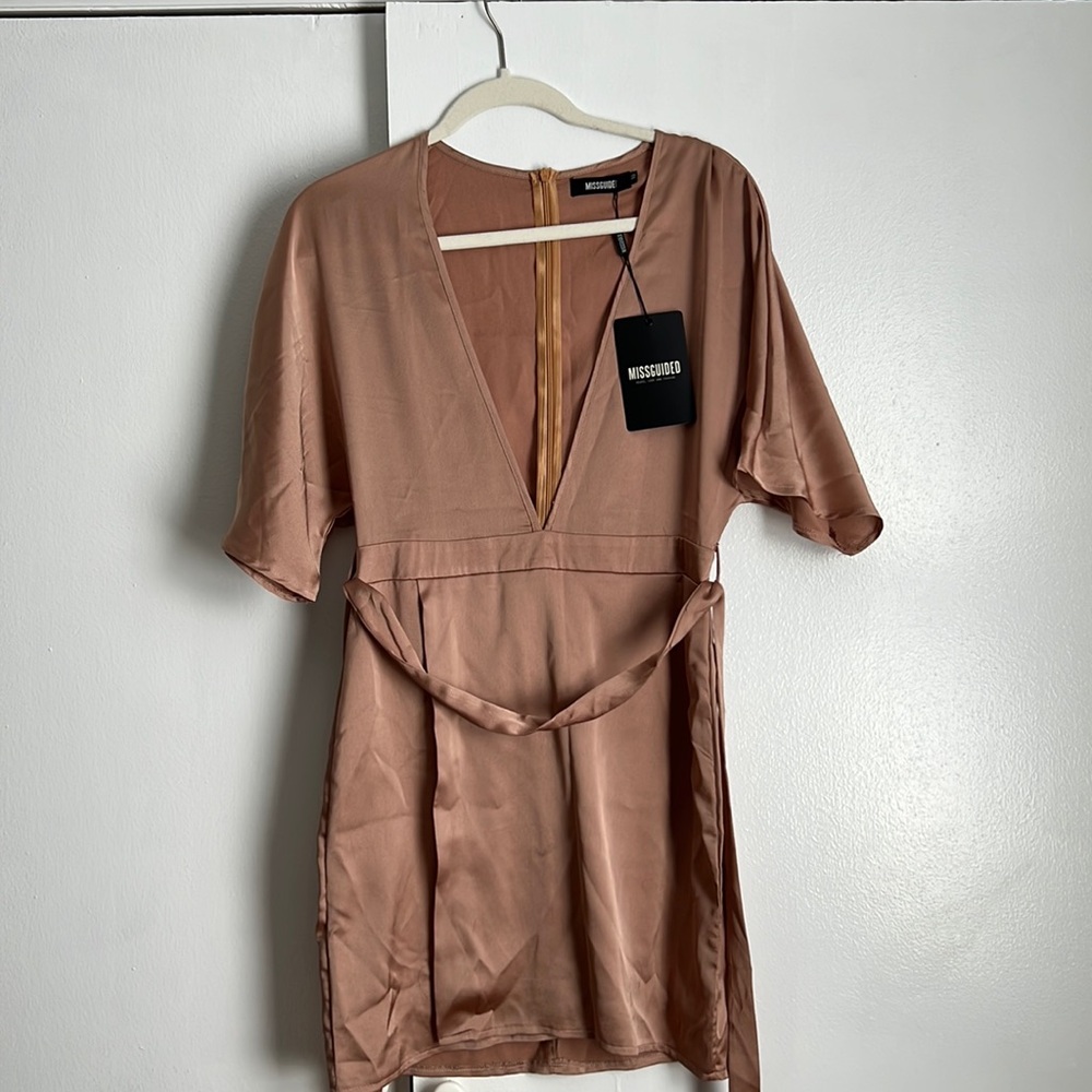 Missguided satin dress